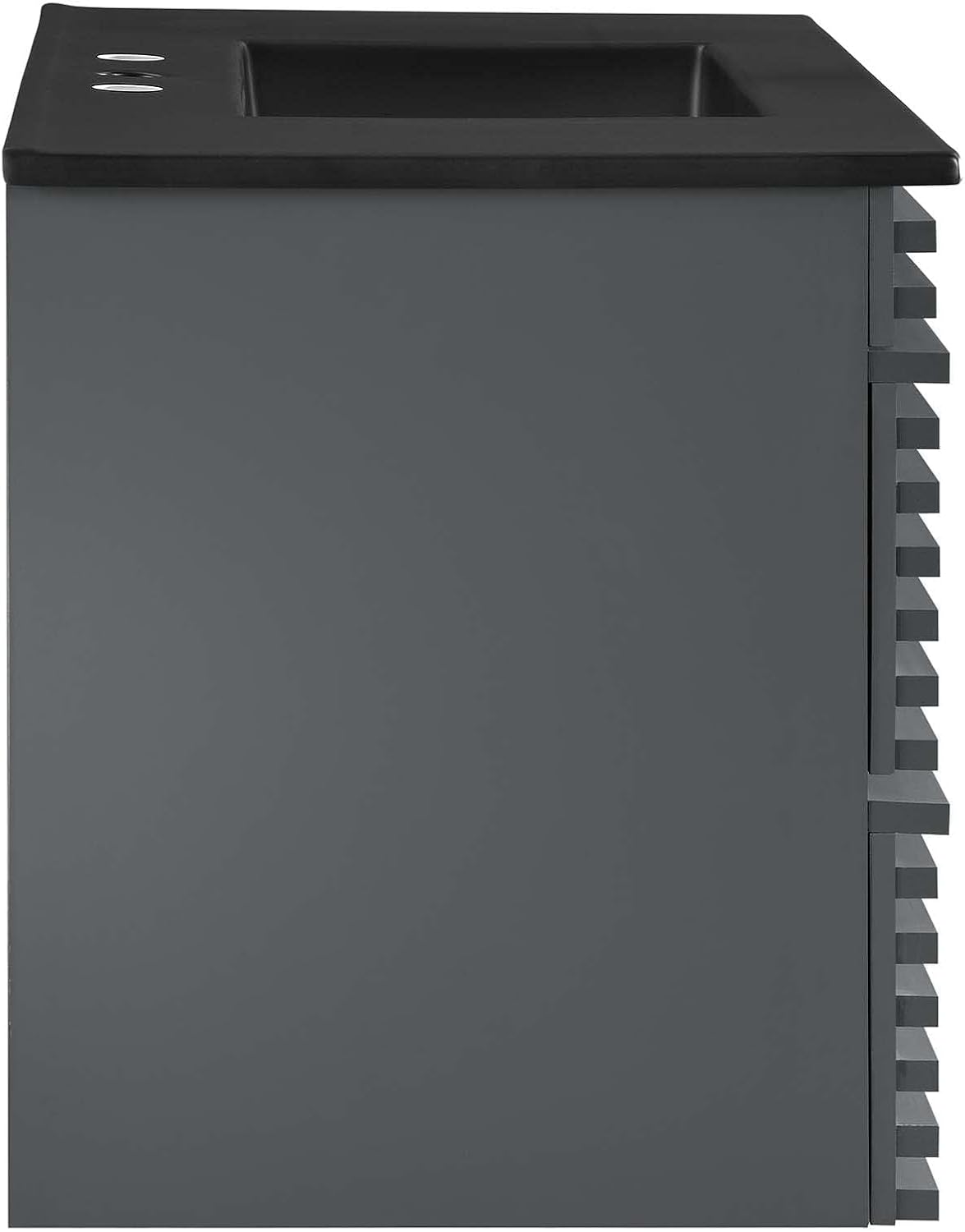 Modway Render 30" Wall-Mount Bathroom Vanity in Oak White