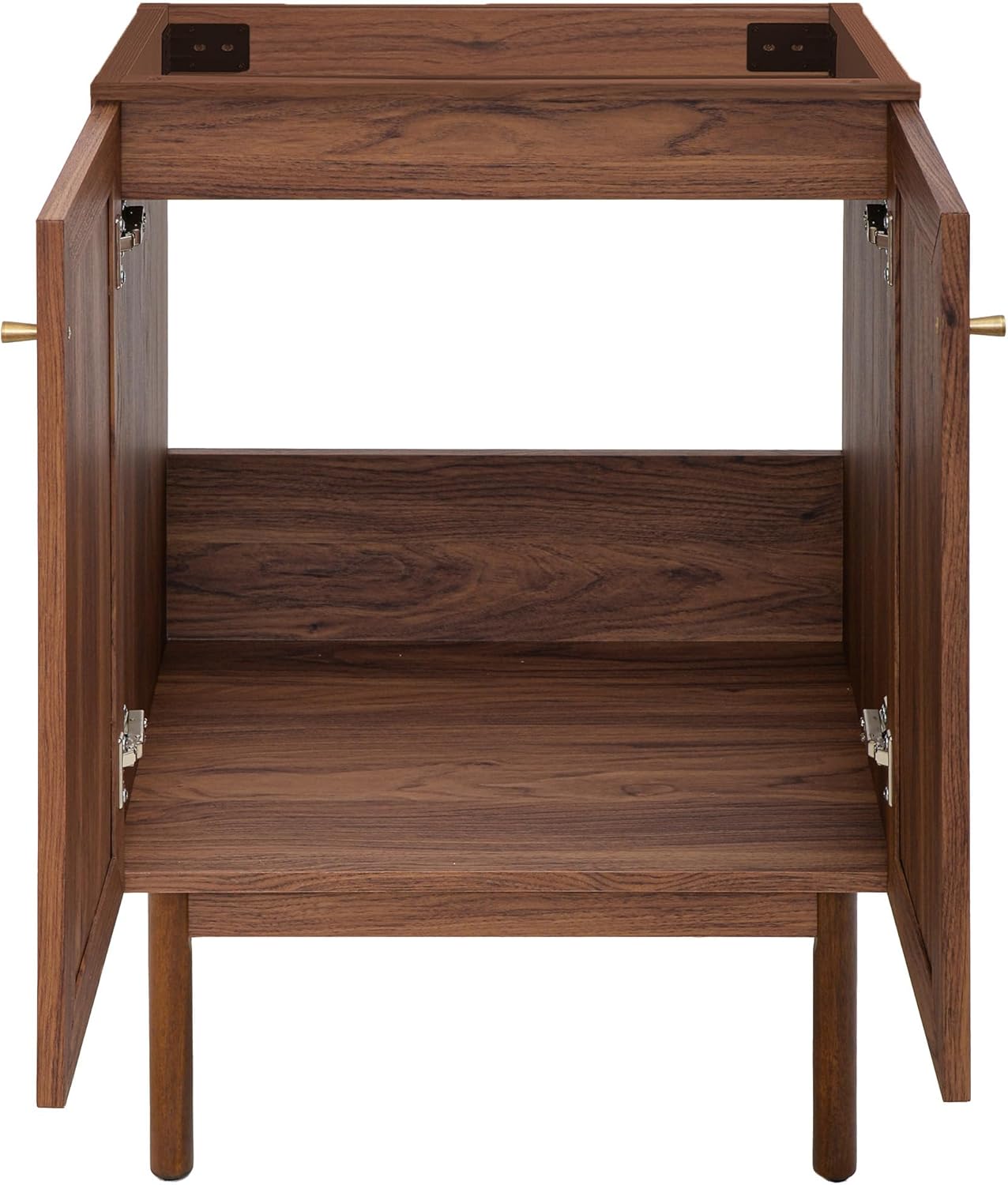 Swiss Madison Classe 24" Bathroom Vanity in Dark Walnut Cabinet Only Bath Sink Cabinet Sink Included