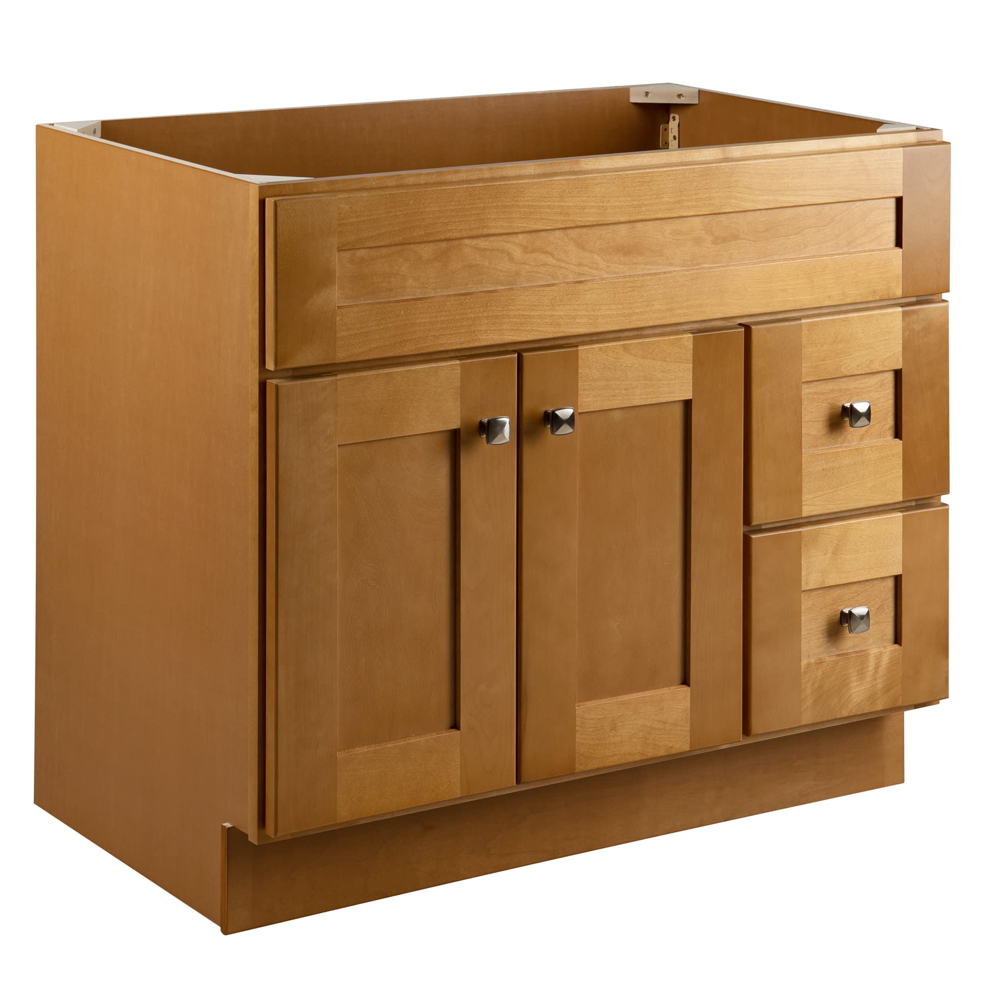 Design House Brookings 36 Inch Bathroom Vanity, Ready to Assemble, Solid Wood, Birch – Design House, 587139