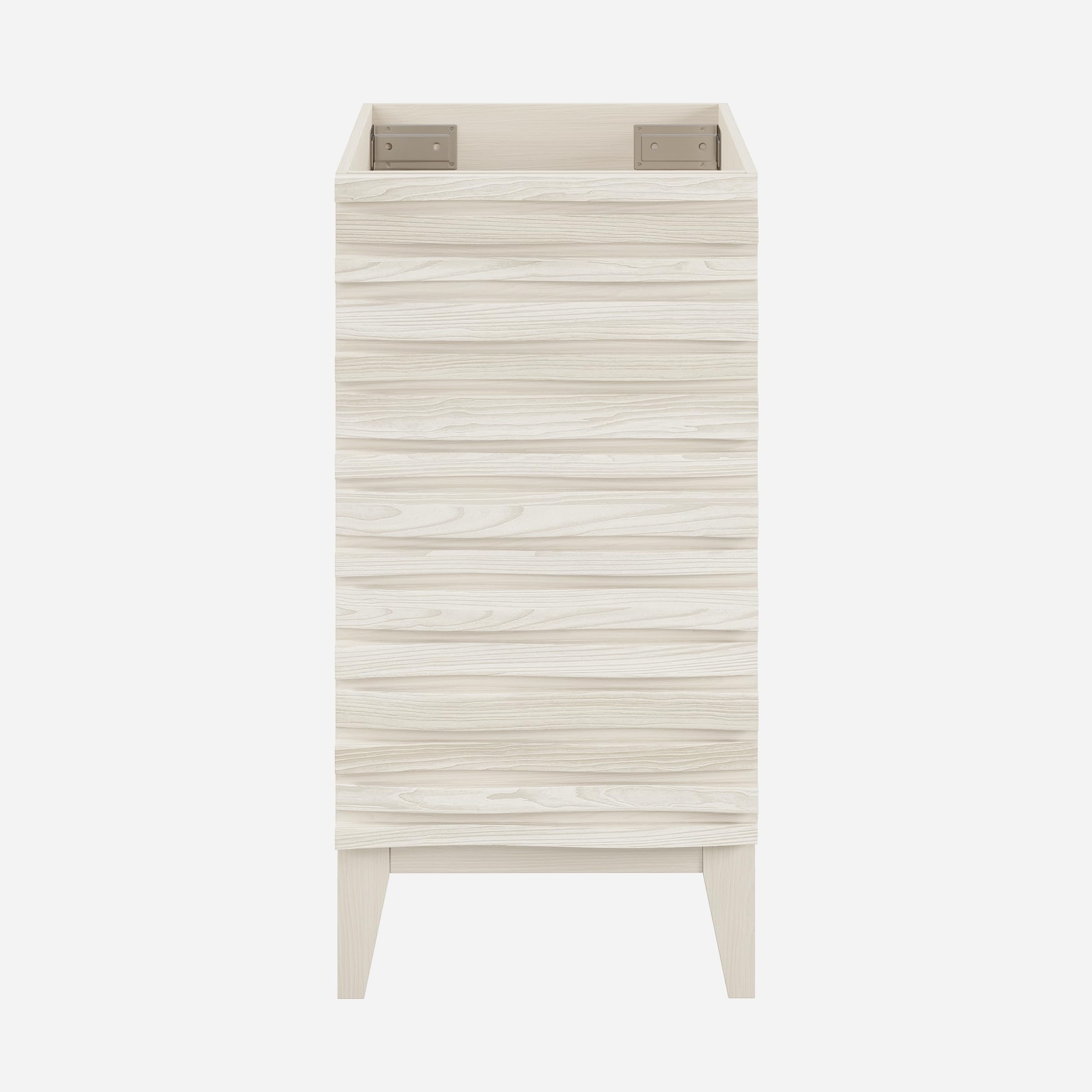 Swiss Madison Cascade 30" Freestanding Bathroom Vanity Cabinet Without Top in White Oak