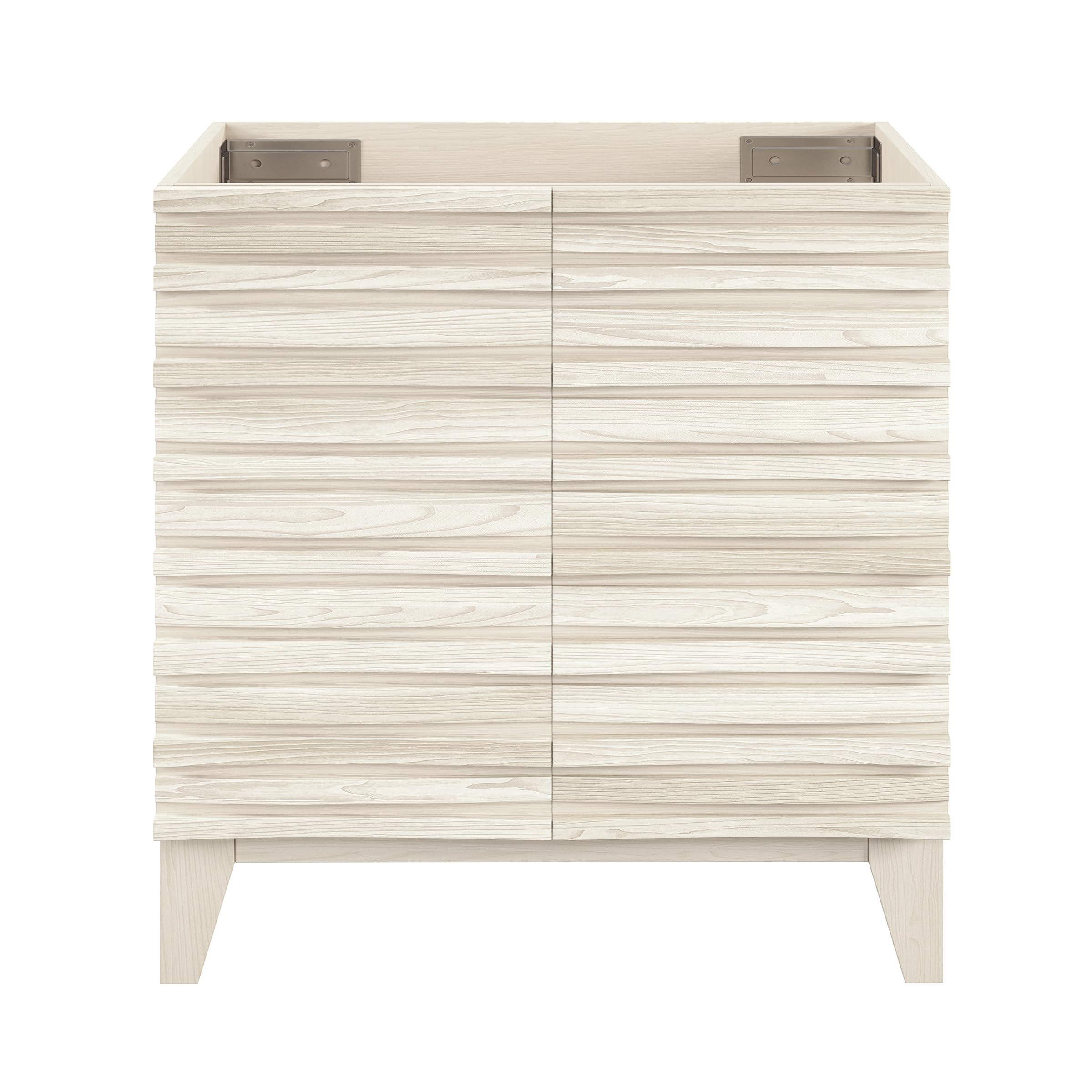 Swiss Madison Cascade 30" Freestanding Bathroom Vanity Cabinet Without Top in White Oak