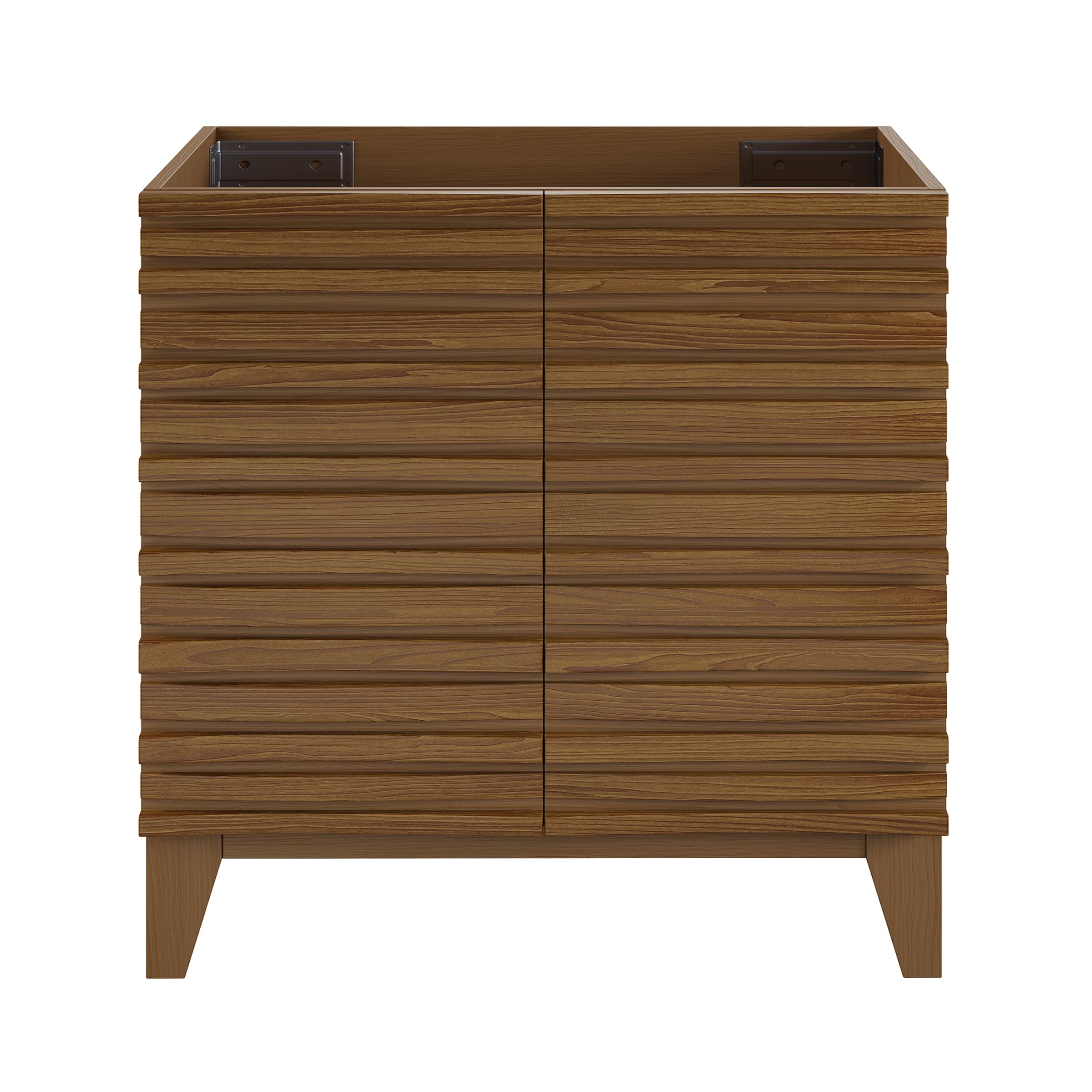 Swiss Madison Cascade 30" Freestanding Bathroom Vanity Cabinet Without Top in White Oak