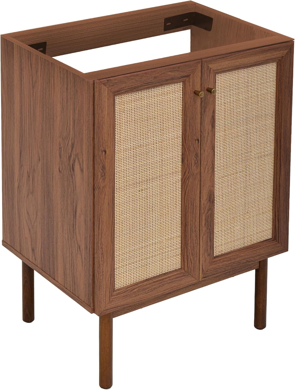 Swiss Madison Classe 24" Bathroom Vanity in Dark Walnut Cabinet Only Bath Sink Cabinet Sink Included