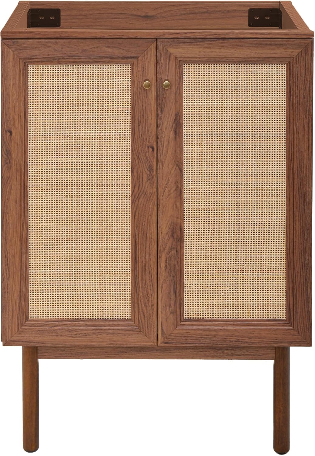 Swiss Madison Classe 24" Bathroom Vanity in Dark Walnut Cabinet Only Bath Sink Cabinet Sink Included