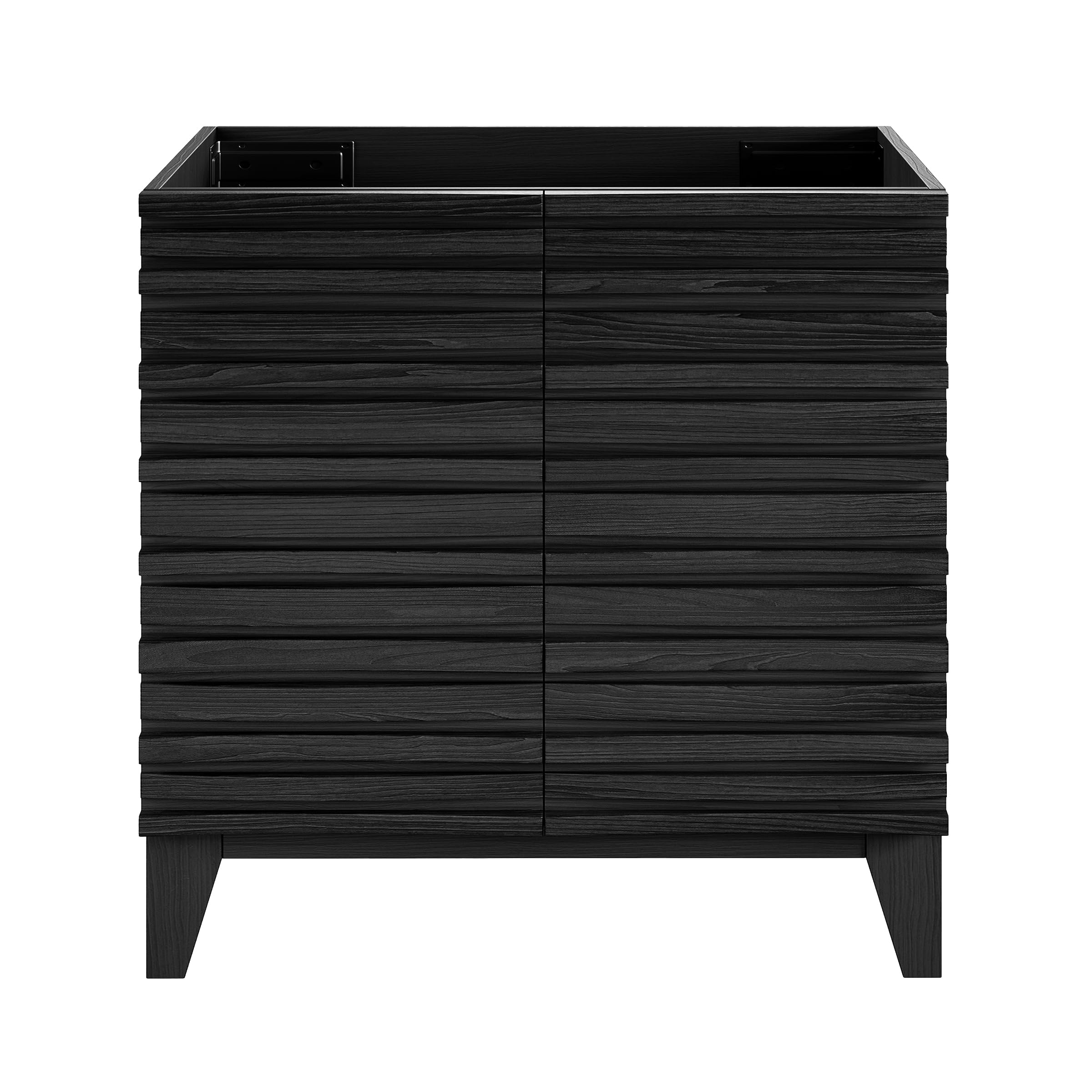 Swiss Madison Cascade 30" Freestanding Bathroom Vanity Cabinet Without Top in White Oak