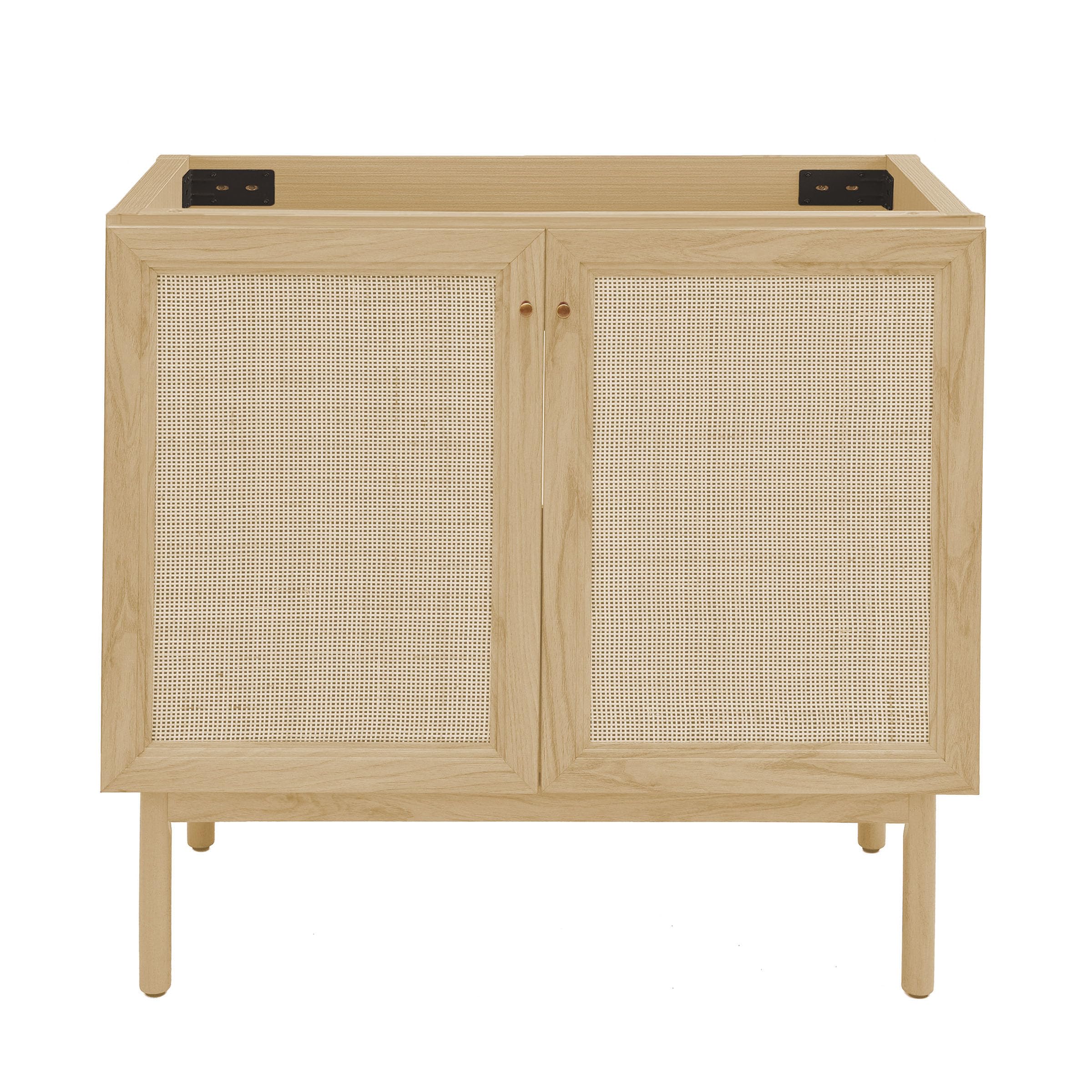 Swiss Madison Classe 24" Bathroom Vanity in Dark Walnut Cabinet Only Bath Sink Cabinet Sink Included