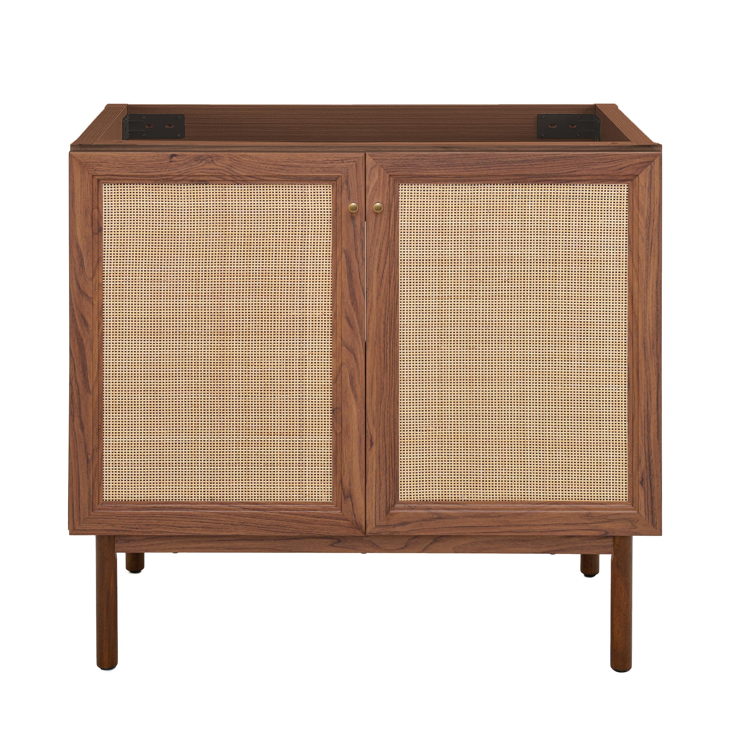 Swiss Madison Classe 24" Bathroom Vanity in Dark Walnut Cabinet Only Bath Sink Cabinet Sink Included